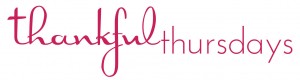 thankful thursdays